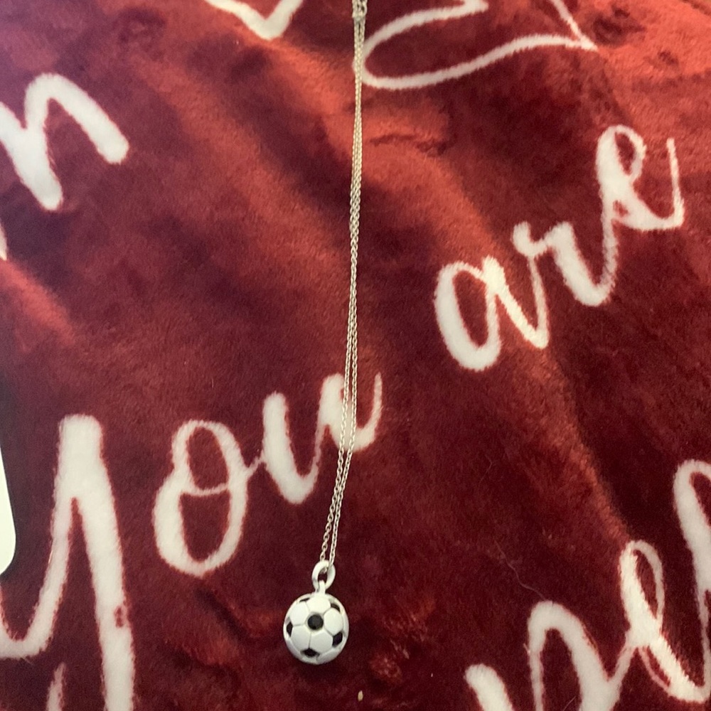 Soccer necklace